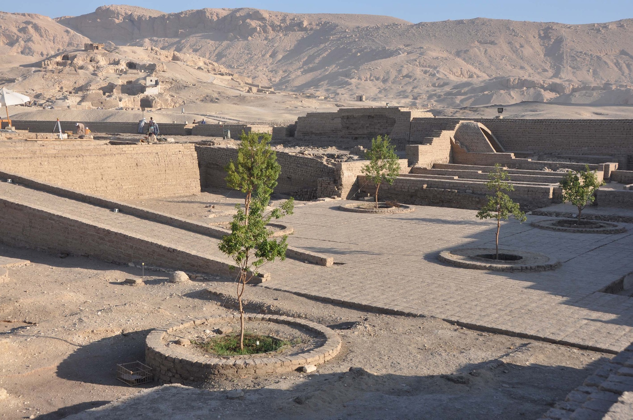 Las perseas del yacimiento del templo de Tutmosis III en 2022_03